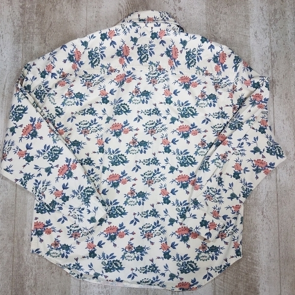 Vintage Cottagecore Micro Floral Button Down Blouse - Picture 4 of 4